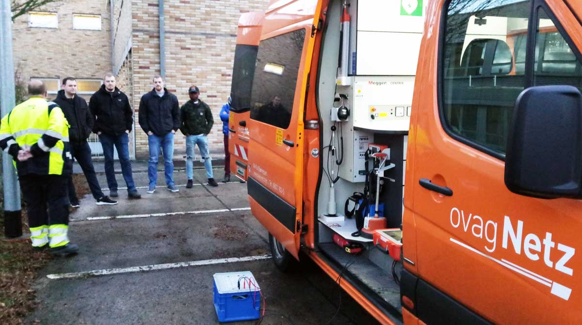 Kabelmesswagen der ovag Netz GmbH