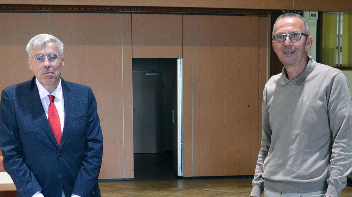Prof. Michael Reinhardt und Joachim Arnold