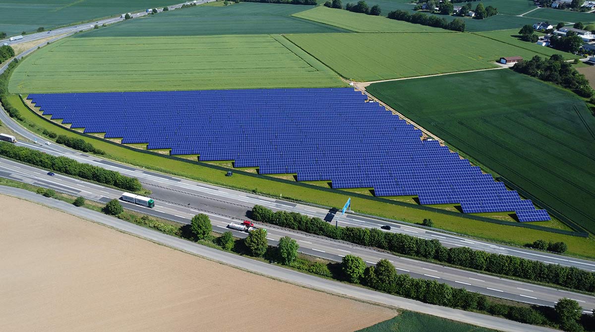 Solarpark Luftbild